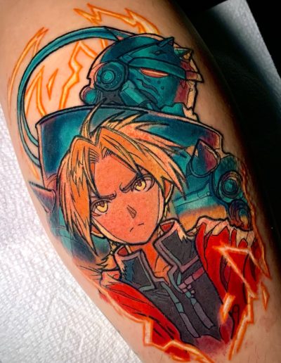 Edward Elric and Alphonse Elric tattoo from Fullmetal Alchemist