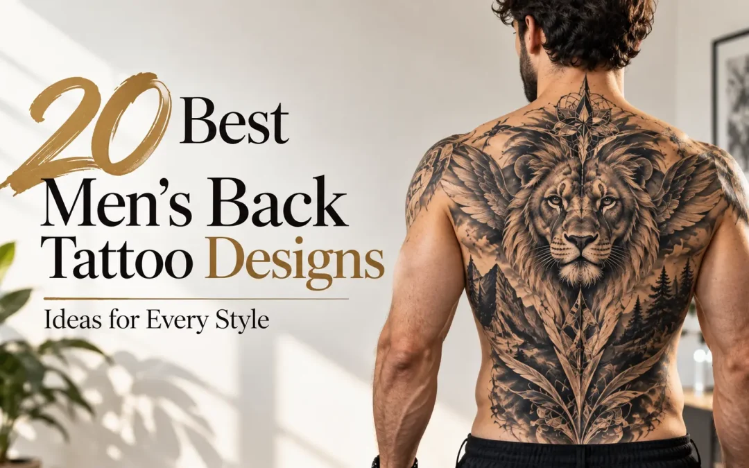 20 Best Men’s Back Tattoo Designs for Every Style